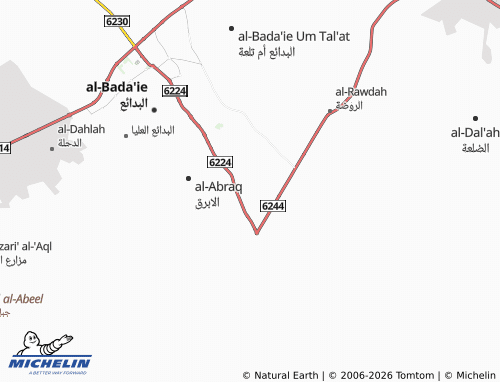 MICHELIN-Landkarte al-Jami'ah - ViaMichelin