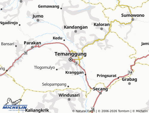 Carte MICHELIN Walitelon Selatan - ViaMichelin