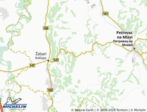 Mapa MICHELIN Brzohode - ViaMichelin