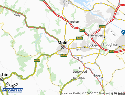 Mappa MICHELIN Mold - ViaMichelin