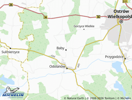 MICHELIN Baby map - ViaMichelin