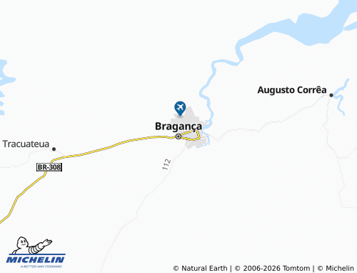 Carte MICHELIN Bragança - ViaMichelin