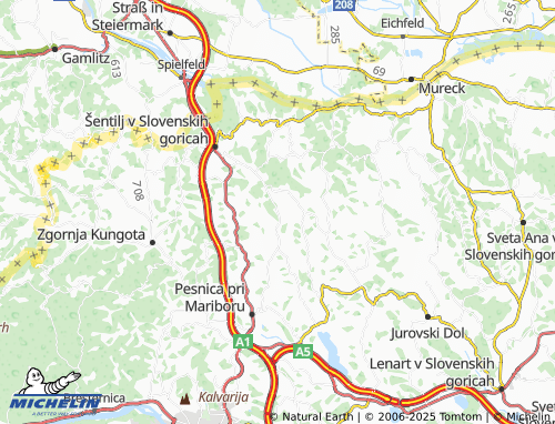 MICHELIN-Landkarte Polički Vrh - ViaMichelin