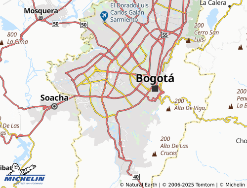 MICHELIN El Remanso Sur map - ViaMichelin