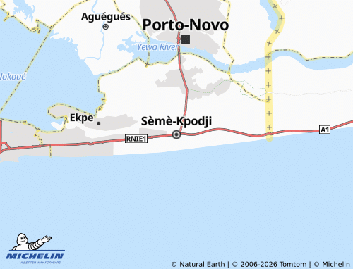 Mappa MICHELIN Sèmè-Kpodji - ViaMichelin