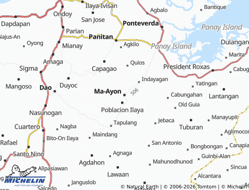 MICHELIN Ma-Ayon map - ViaMichelin