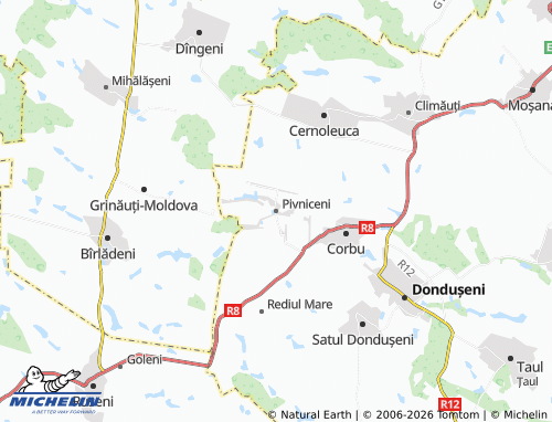 MICHELIN Pivniceni map - ViaMichelin