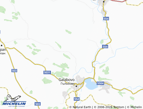 Mappa MICHELIN Aprilovo - ViaMichelin