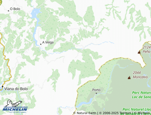 MICHELIN Seoane (San Xoán) map - ViaMichelin