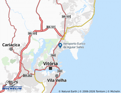 MICHELIN Aeroporto map - ViaMichelin