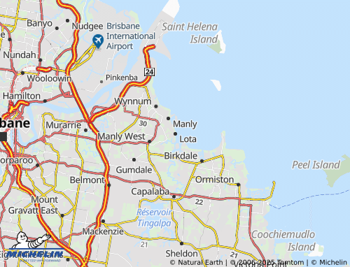 MICHELIN Lota map - ViaMichelin