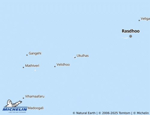 MICHELIN Ukulhas map - ViaMichelin