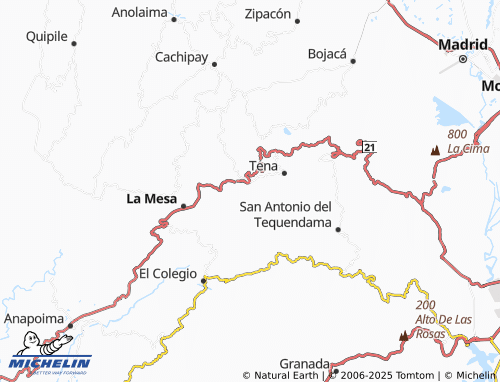 MICHELIN Betulia map - ViaMichelin