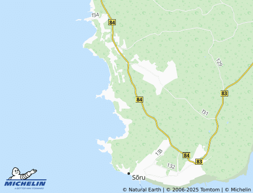 MICHELIN Vanamõisa map - ViaMichelin