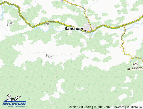 Carte MICHELIN Strachan - ViaMichelin
