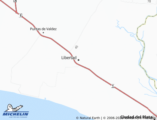 Mappa MICHELIN Libertad - ViaMichelin