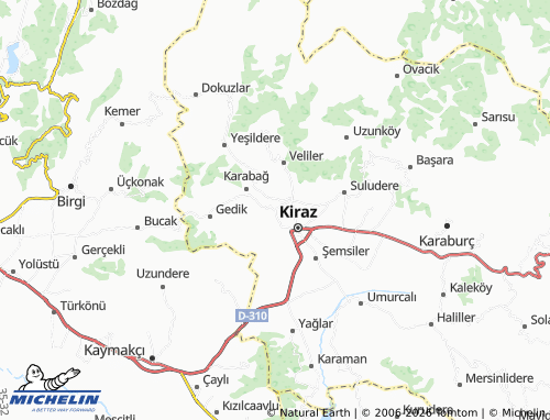 MICHELIN Hisar map - ViaMichelin