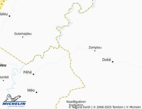 Mapa MICHELIN Guibobli - ViaMichelin