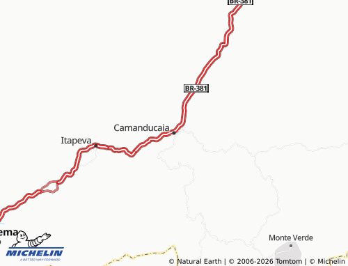 Mappa MICHELIN Camanducaia - ViaMichelin