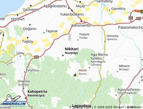 Carte MICHELIN Vyzakia - ViaMichelin