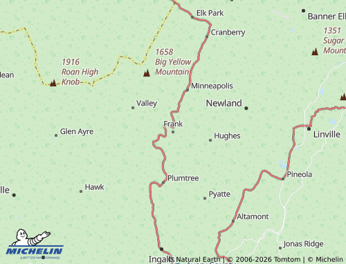 Carte MICHELIN Frank - ViaMichelin