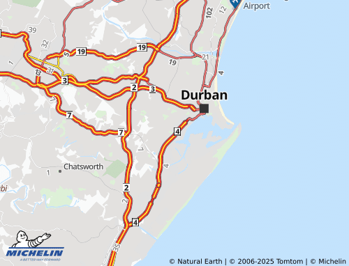 MICHELIN Congella map - ViaMichelin