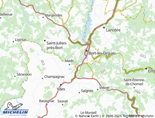 Mapa MICHELIN Chantery - ViaMichelin
