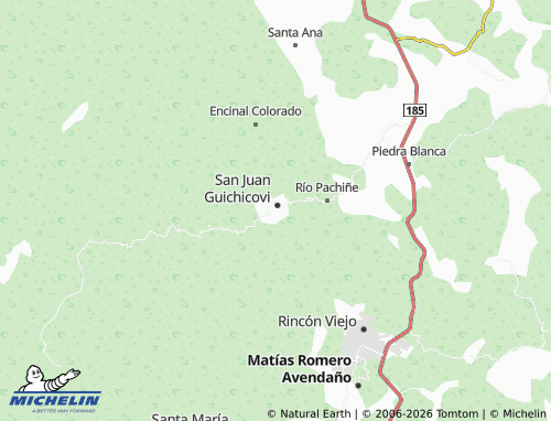 MICHELIN Tercera Sección map - ViaMichelin