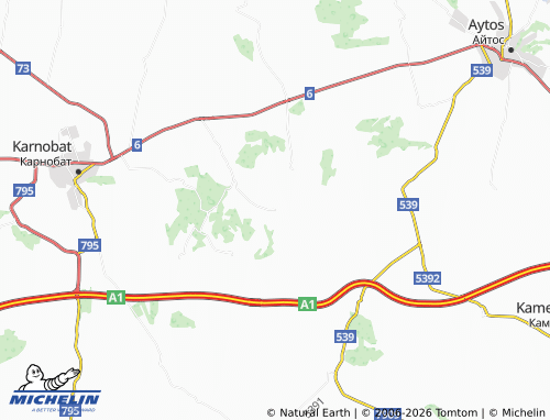 Mappa MICHELIN Dragovo - ViaMichelin
