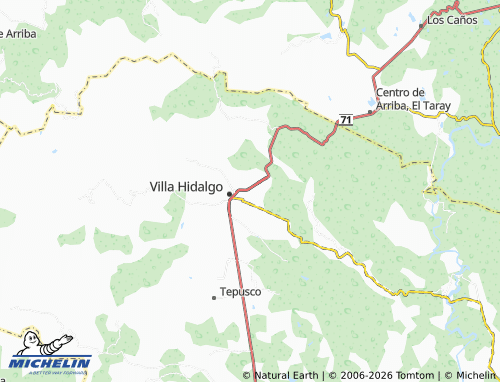 Kaart MICHELIN Camino Real - ViaMichelin