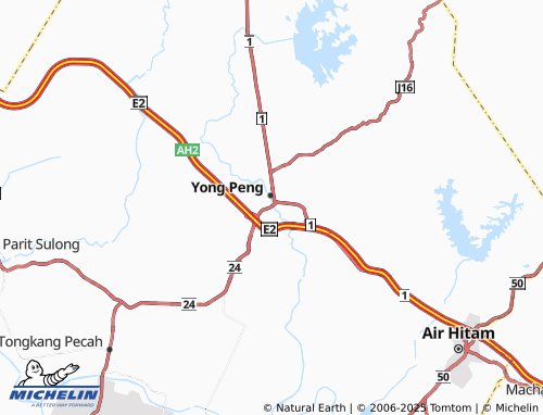 MICHELIN Kampung Parit Awang map - ViaMichelin