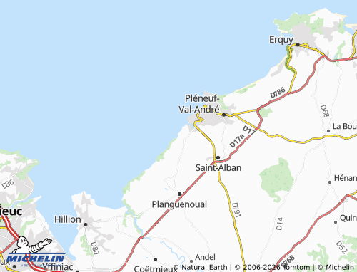 MICHELIN Le Port Morvan map - ViaMichelin