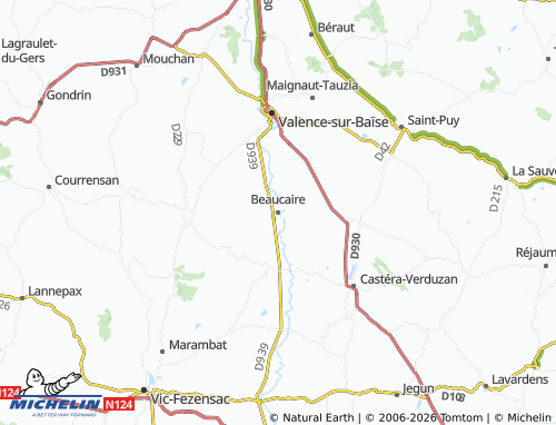 Mapa MICHELIN Beaucaire - ViaMichelin