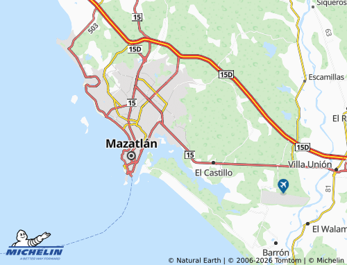 Mappa MICHELIN Gustavo Díaz Ordaz - ViaMichelin