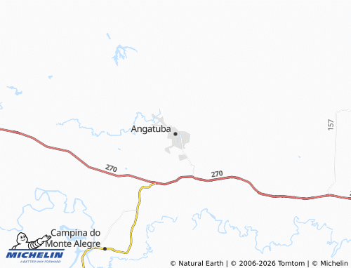 Carte MICHELIN Angatuba - ViaMichelin