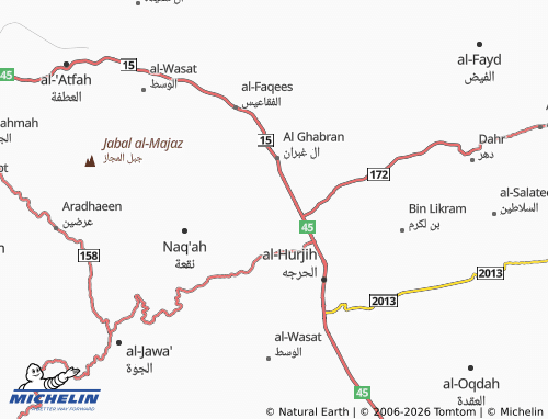 MICHELIN-Landkarte al-Muntazah - ViaMichelin