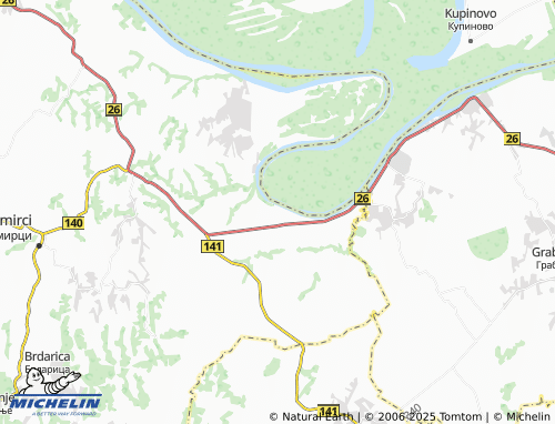 MICHELIN-Landkarte Novo Selo - ViaMichelin