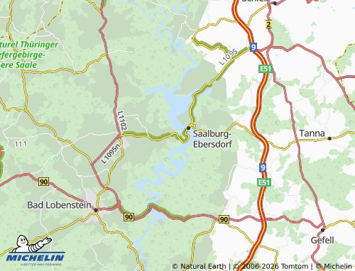 Mapa MICHELIN Pöritzsch - ViaMichelin