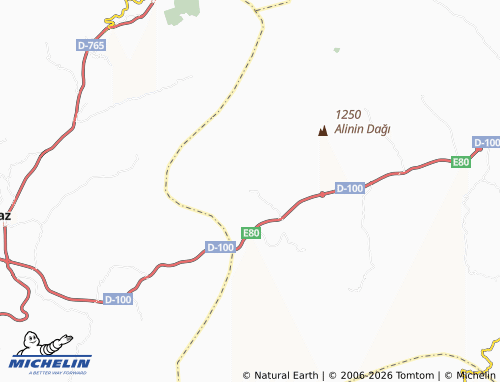 MICHELIN Dağardı map - ViaMichelin
