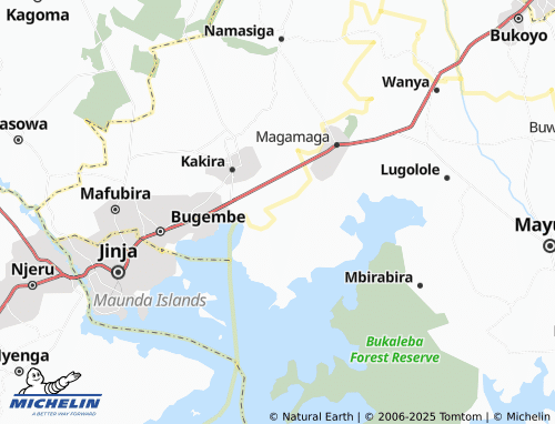 MICHELIN Wabulungu map - ViaMichelin