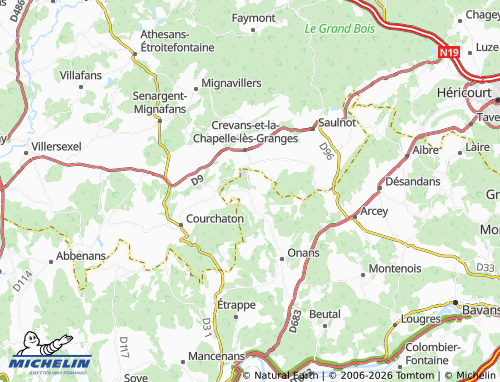 Carte MICHELIN Gémonval - ViaMichelin