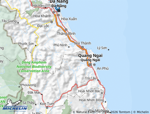 Mappa MICHELIN Trà Bồng - ViaMichelin