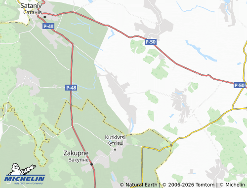 Mapa MICHELIN Klynove - ViaMichelin