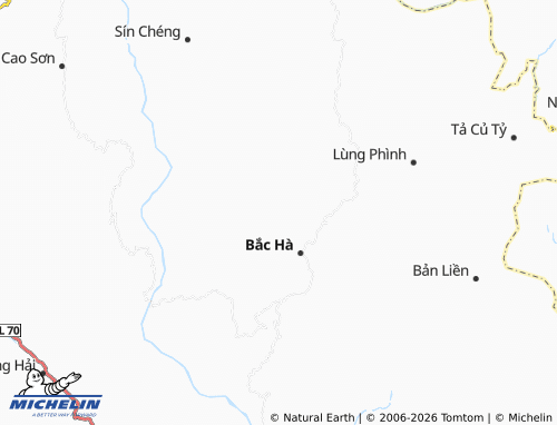 Mapa MICHELIN Bản Phố - ViaMichelin