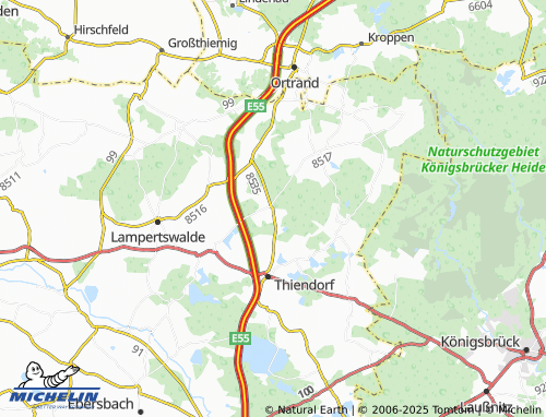 MICHELIN Liega map - ViaMichelin