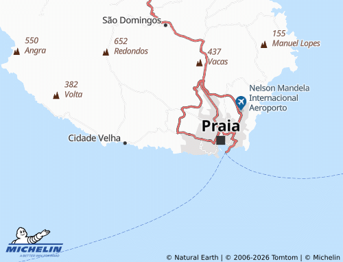 MICHELIN Caiada map - ViaMichelin
