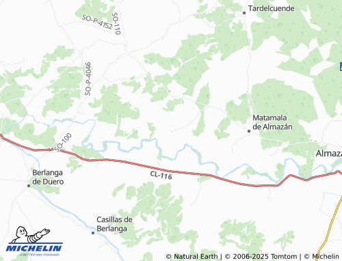 MICHELIN Centenera de Andaluz map - ViaMichelin