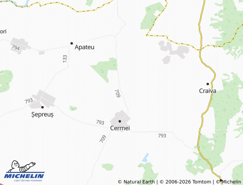 Carte MICHELIN Șomoșcheș - ViaMichelin