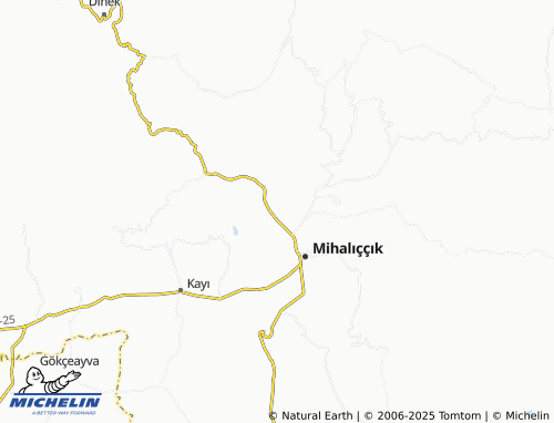 MICHELIN Lütfiye map - ViaMichelin