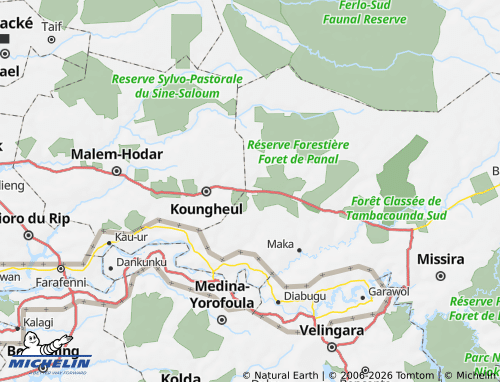 Mapa MICHELIN Koumpentoum - ViaMichelin